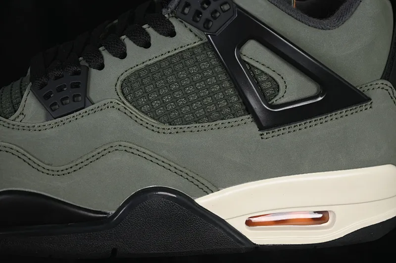 All categories Air Jordan Jordan series basketball shoes Air Jordan 4 X version Undefeated x Air Jordan 4 OG AJ4 Joe 4 olive green suede IB1519-200